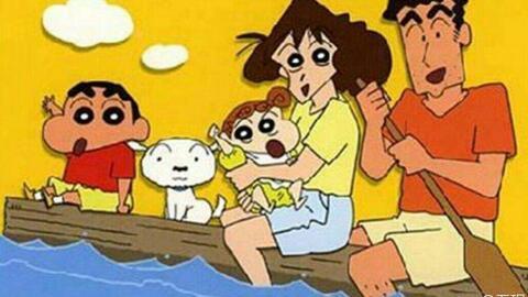 蜡笔小新一家吃红瓜视频,蜡笔小新一家欢乐共享美味时光